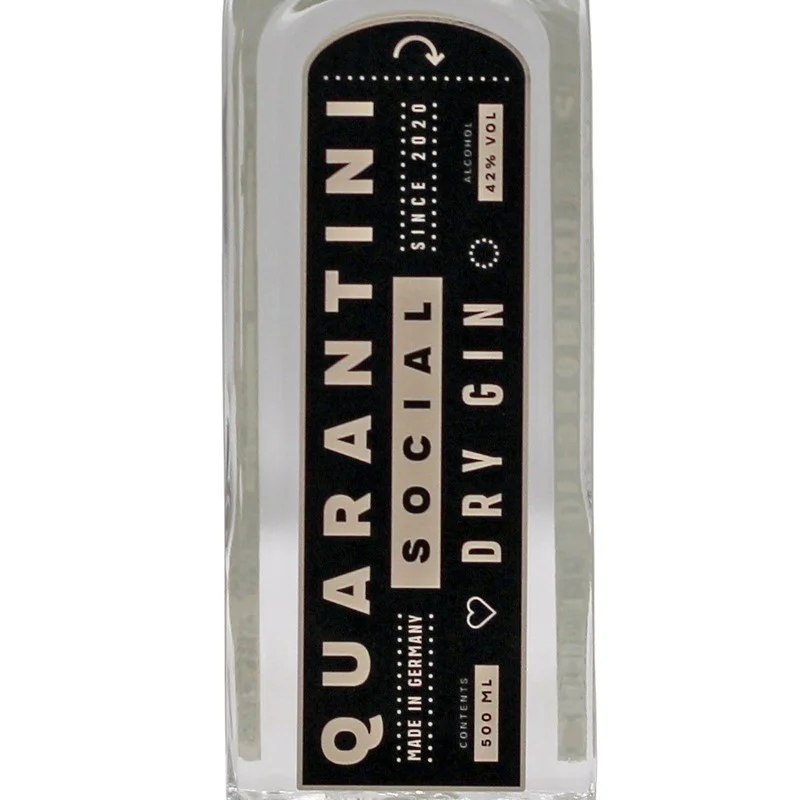 Quarantini Social Dry Gin 0,5 L 42% vol Quarantini Social Dry Gin 0,5 L 42% vol