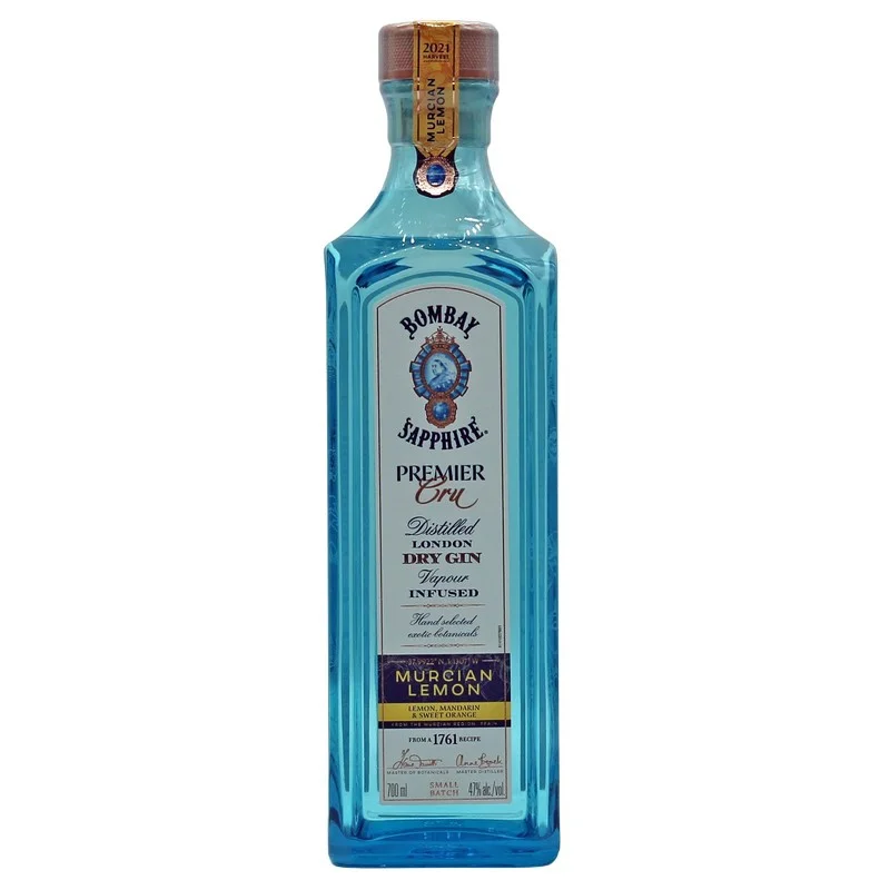 Bombay Sapphire Premier Cru Murcian Lemon Gin 0,7 L 47%