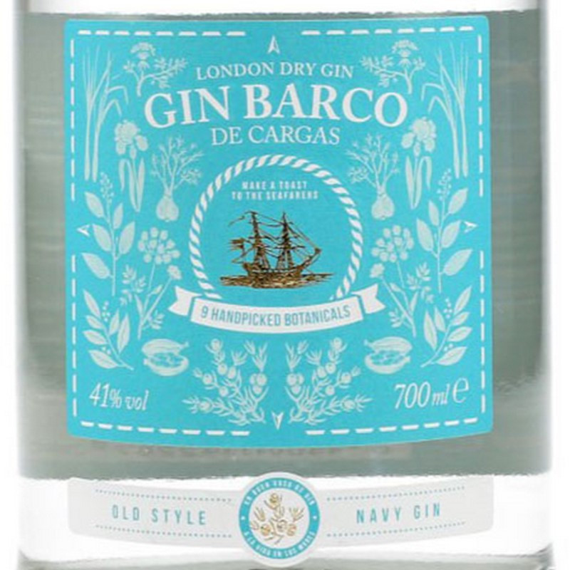 Gin Barco de Cargas 0,7 L 41% vol Gin Barco de Cargas 0,7 L 41% vol