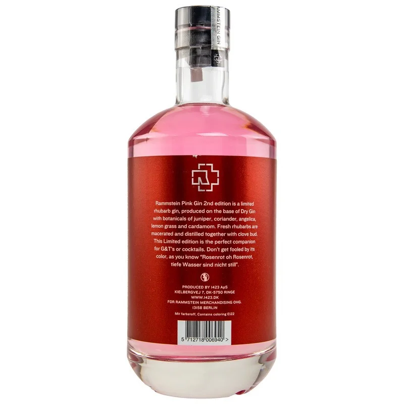 Rammstein Pink Gin 0,7 L 38% vol