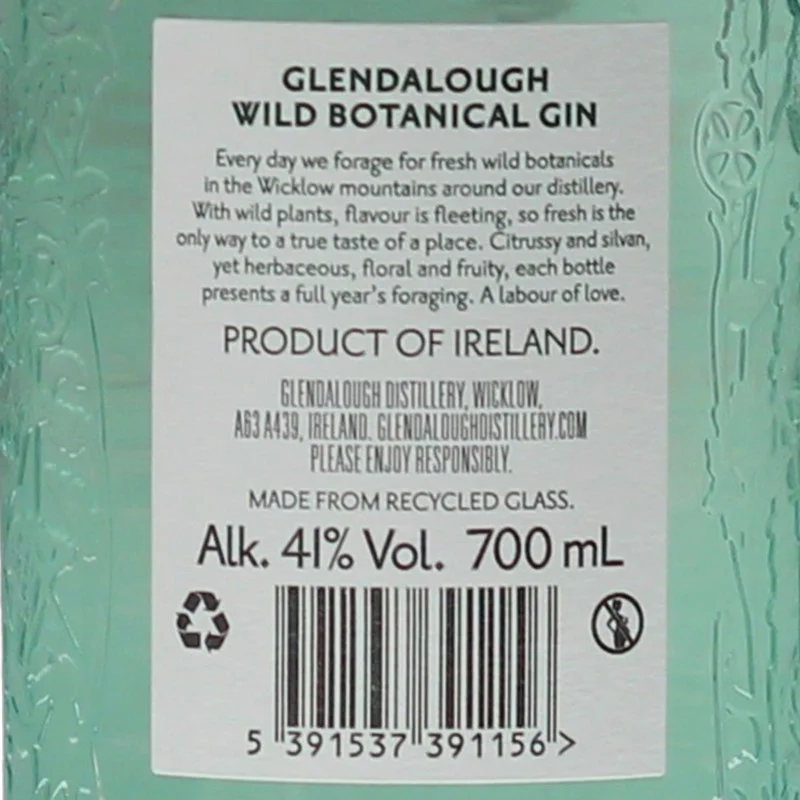 Glendalough Wild Botanical Gin 0,7 L 41% vol