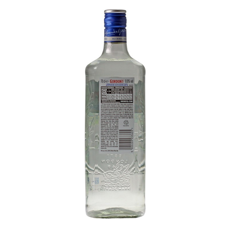Gordons Alcohol Free Gin 0,7 L 0,0 % vol Gordons Alcohol Free Gin 0,7 L 0,0 % vol