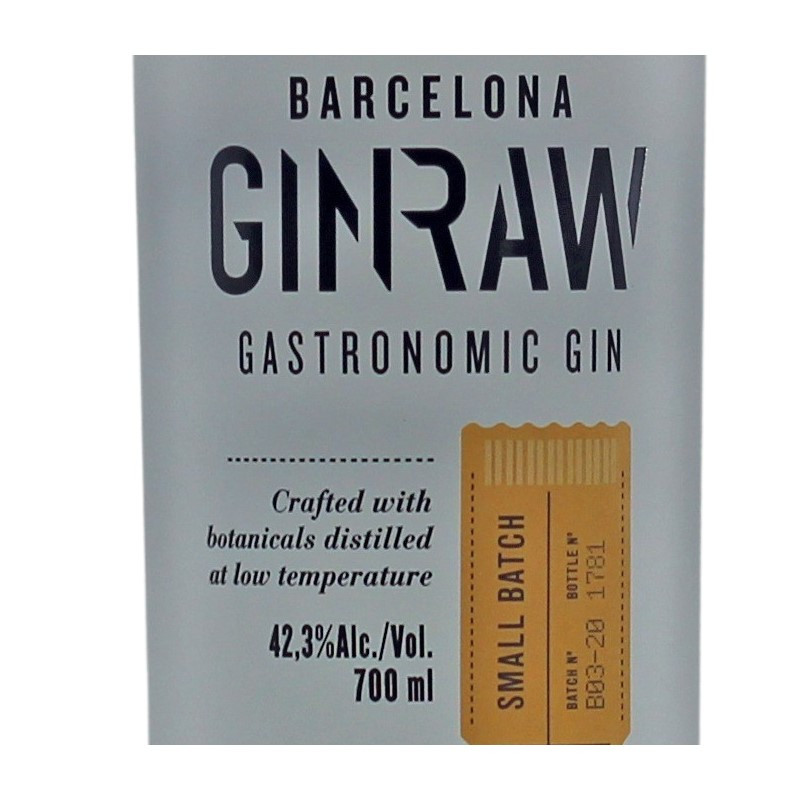 Ginraw Barcelona Gastronomic Gin 0,7 L 42,3% vol Ginraw Barcelona Gastronomic Gin 0,7 L 42,3% vol