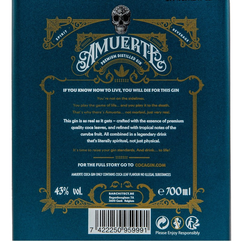 Amuerte Coca Leaf Gin Green Edition 0,7 L 43% vol Amuerte Coca Leaf Gin Green Edition 0,7 L 43% vol
