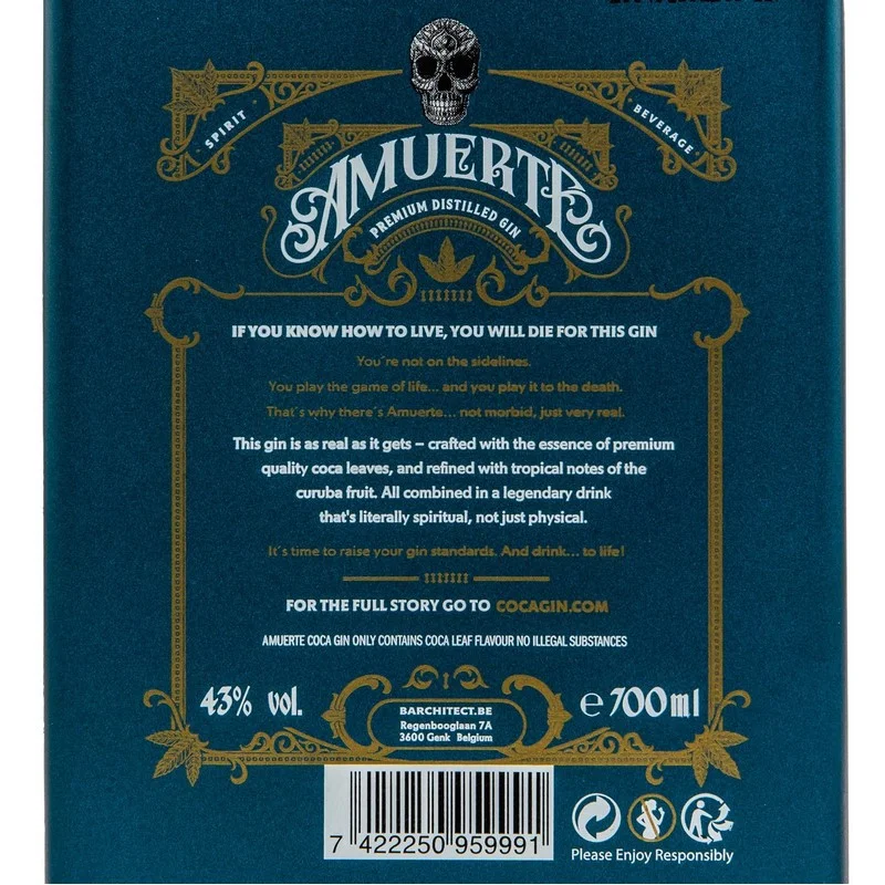 Amuerte Coca Leaf Gin Green Edition 0,7 L 43% vol