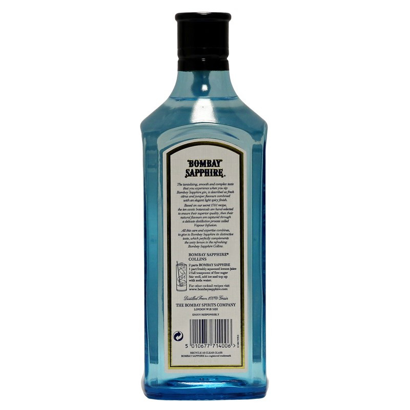 Bombay Sapphire London Dry Gin 0,7 L 40% Bombay Sapphire London Dry Gin 0,7 L 40%