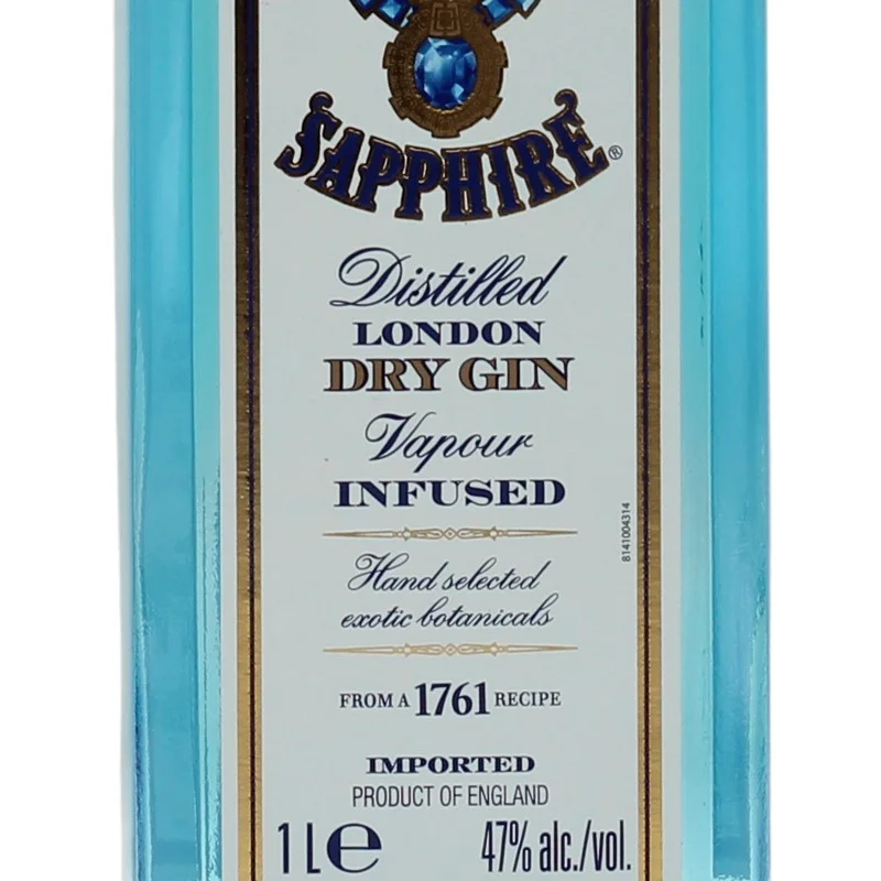 Bombay Sapphire London Dry Gin 1 L 47% vol