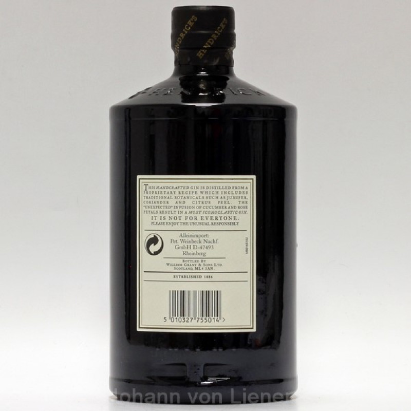 Hendrick's Gin 0,7 L 44%vol Hendrick's Gin 0,7 L 44%vol