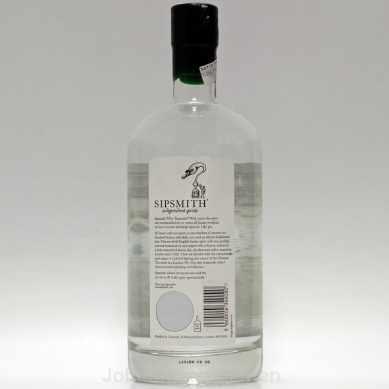 Sipsmith London Dry Gin 0,7 L 41,6%vol Sipsmith London Dry Gin 0,7 L 41,6%vol