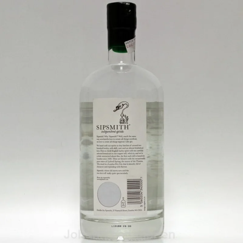 Sipsmith London Dry Gin 0,7 L 41,6%vol Sipsmith London Dry Gin 0,7 L 41,6%vol