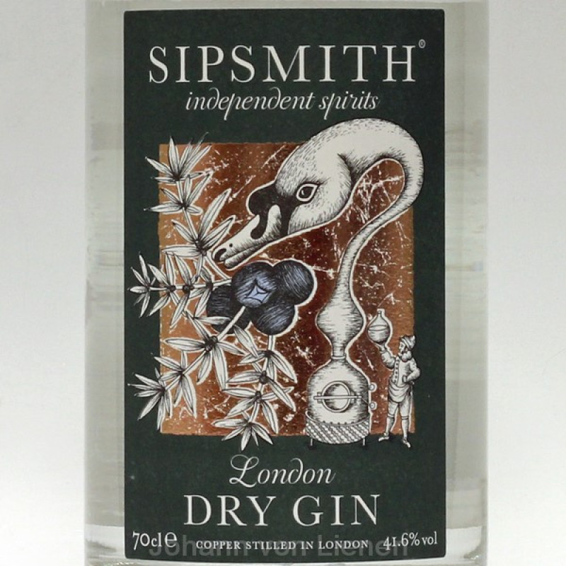 Sipsmith London Dry Gin 0,7 L 41,6%vol Sipsmith London Dry Gin 0,7 L 41,6%vol