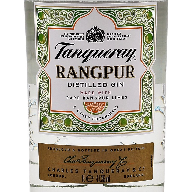 Tanqueray Rangpur Lime distilled Gin 1 L 41,3%vol Tanqueray Rangpur Lime distilled Gin 1 L 41,3%vol