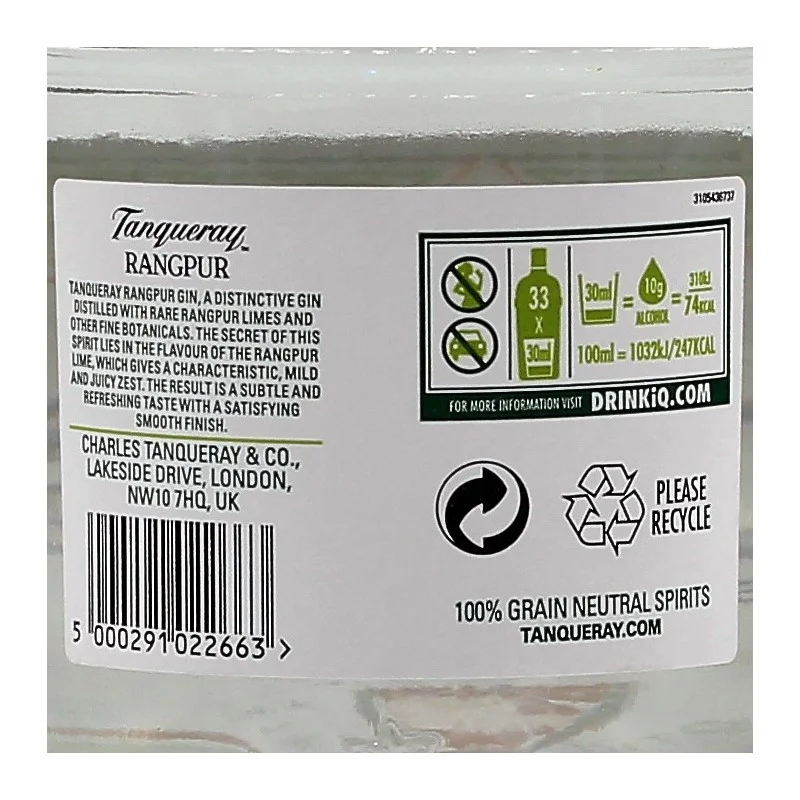Tanqueray Rangpur Gin 1 Liter 41,3% vol Tanqueray Rangpur Gin 1 Liter 41,3% vol