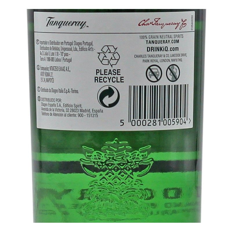 Tanqueray London Dry Gin 0,7 L 47,3% vol Tanqueray London Dry Gin 0,7 L 47,3% vol