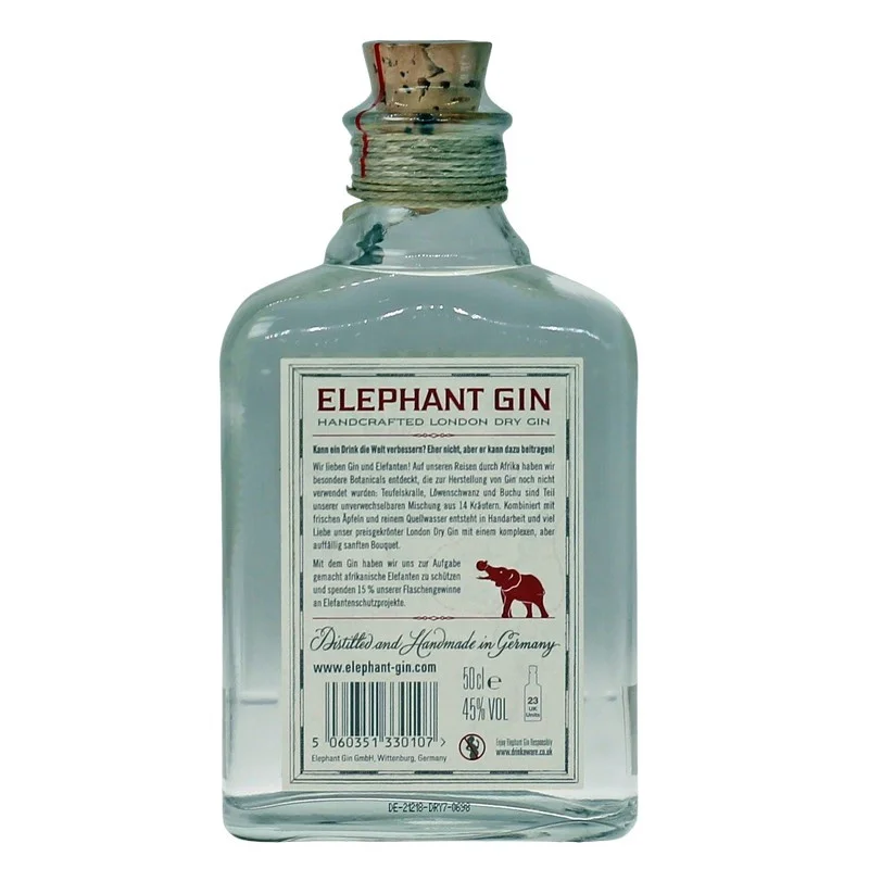 Elephant London Dry Gin 0,5 L 45%vol