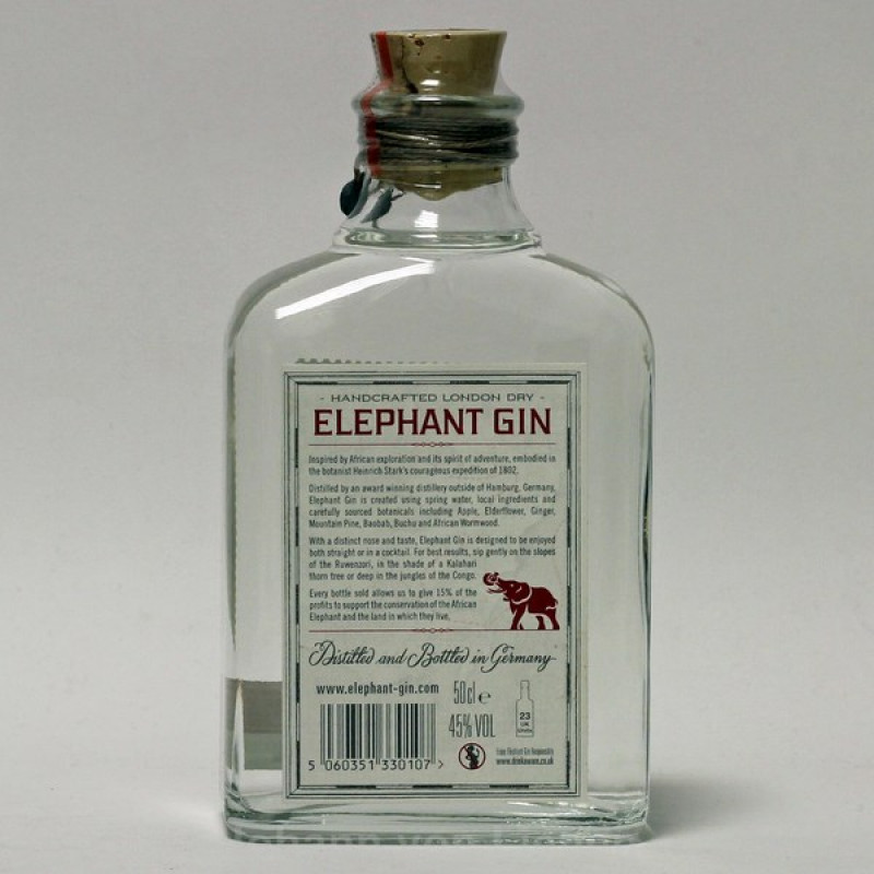 Elephant London Dry Gin 0,5 L 45%vol Elephant London Dry Gin 0,5 L 45%vol