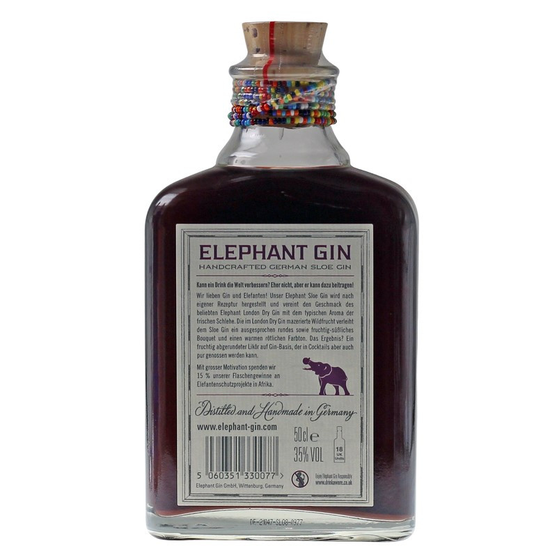 Elephant Sloe Gin 0,5 L 35% vol Elephant Sloe Gin 0,5 L 35% vol
