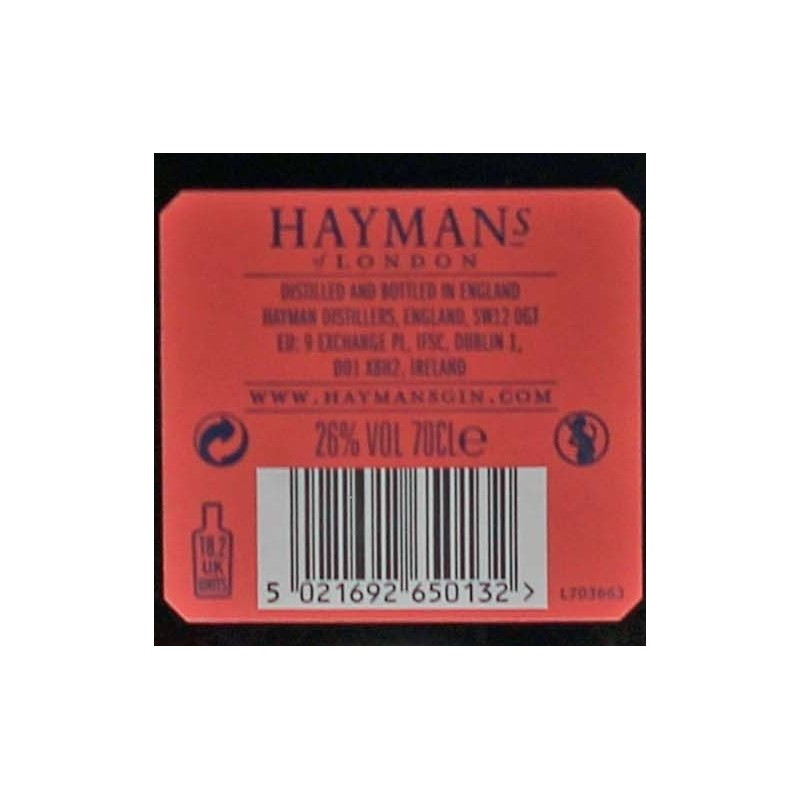 Haymans Sloe Gin 0,7 L 26% vol