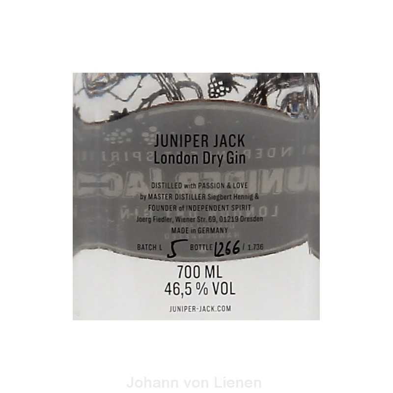Juniper Jack London Dry Gin 0,7 L 46,5%vol Juniper Jack London Dry Gin 0,7 L 46,5%vol