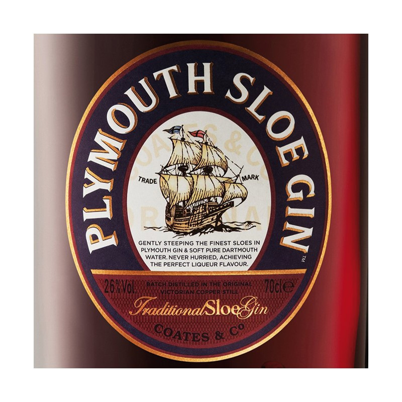 Plymouth Sloe Gin 0,7 L 26% vol Plymouth Sloe Gin 0,7 L 26% vol