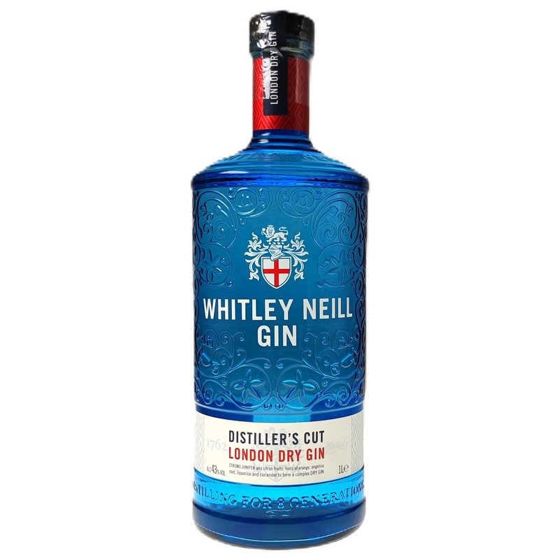 Whitley Neill Gin London Dry Gin 1 L 43%vol