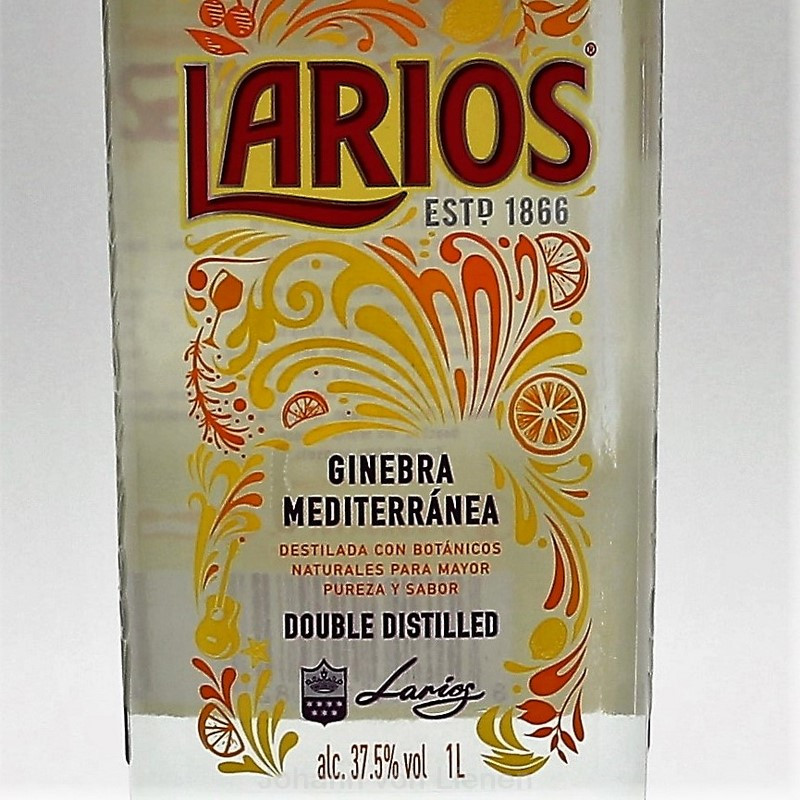 Larios Dry Gin 1 L 37,5%vol Larios Dry Gin 1 L 37,5%vol