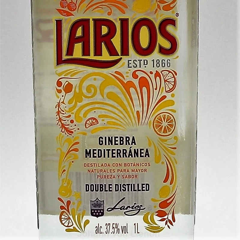 Larios Dry Gin 1 L 37,5%vol