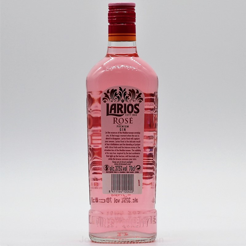 Larios Rose Gin 0,7 L 37,5%vol Larios Rose Gin 0,7 L 37,5%vol