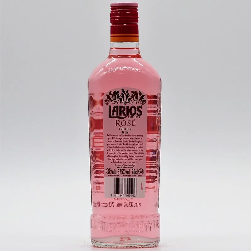 Larios Rose Gin 0,7 L 37,5%vol Larios Rose Gin 0,7 L 37,5%vol