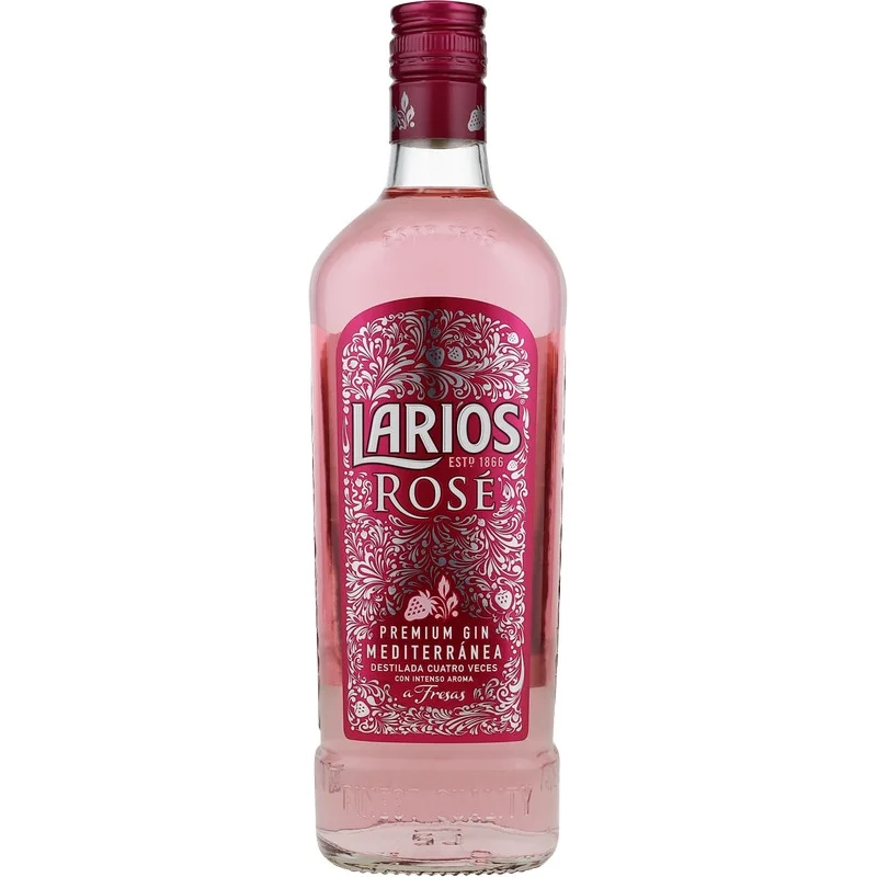 Larios Rose Gin 0,7 L 37,5%vol Larios Rose Gin 0,7 L 37,5%vol