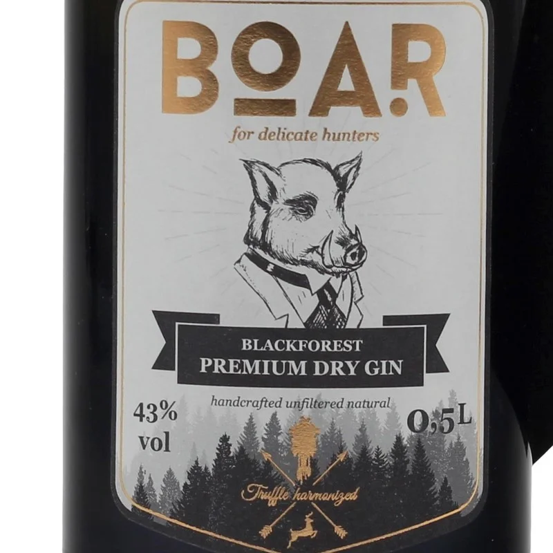 BOAR Gin 0,5 L 43% vol BOAR Gin 0,5 L 43% vol