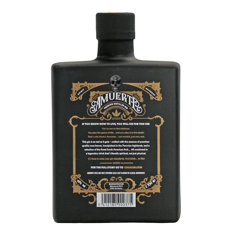 Amuerte Coca Leaf Gin Black Edition 0,7 L 43% vol