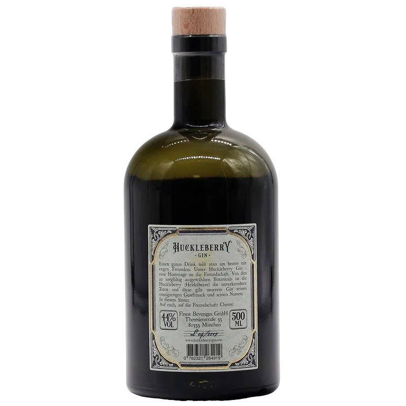 Huckleberry Gin 0,5 L 44% vol Huckleberry Gin 0,5 L 44% vol