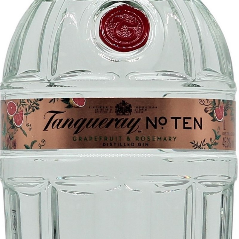 Tanqueray No. Ten Gin Citrus Heart Edition Grapefruit & Rosemary 1 L 45,3%vol. Tanqueray No. Ten Gin Citrus Heart Edition Grapefruit & Rosemary 1 L 45,3%vol.