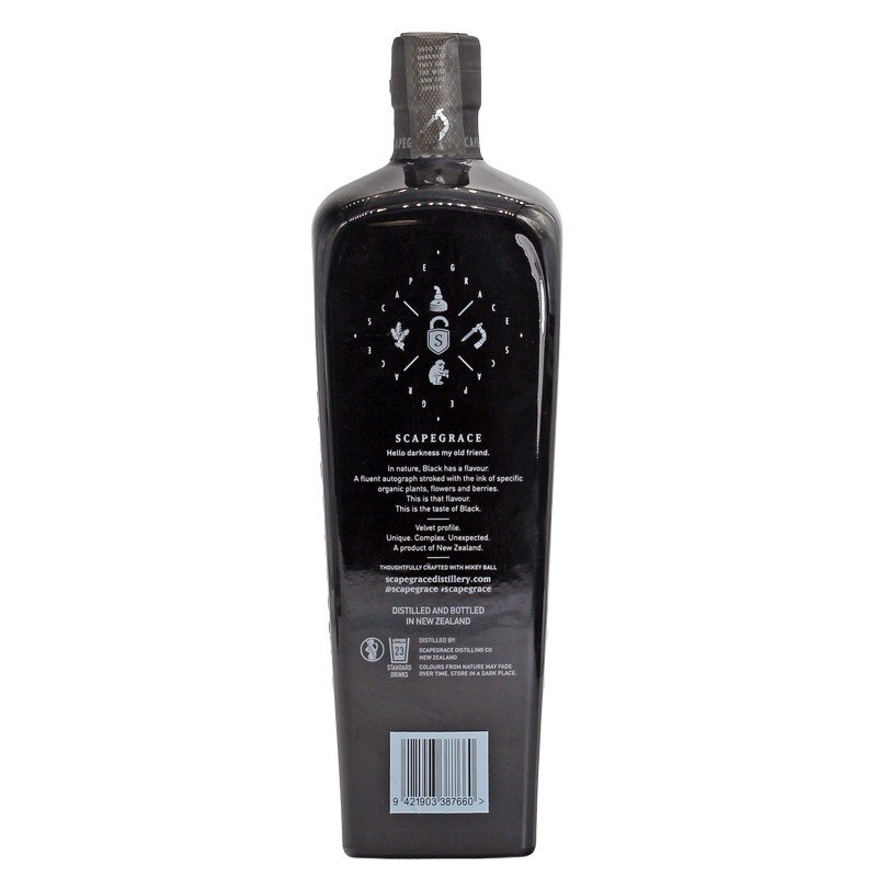 Scapegrace Black Premium Dry Gin 0,7 L 41,6% vol
