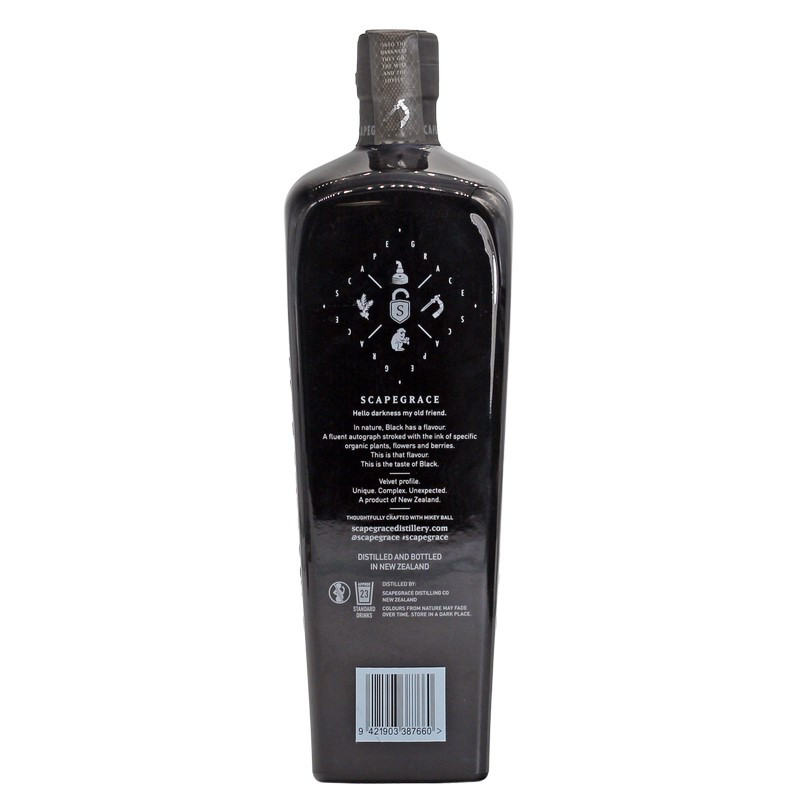 Scapegrace Black Premium Dry Gin 0,7 L 41,6% vol Scapegrace Black Premium Dry Gin 0,7 L 41,6% vol