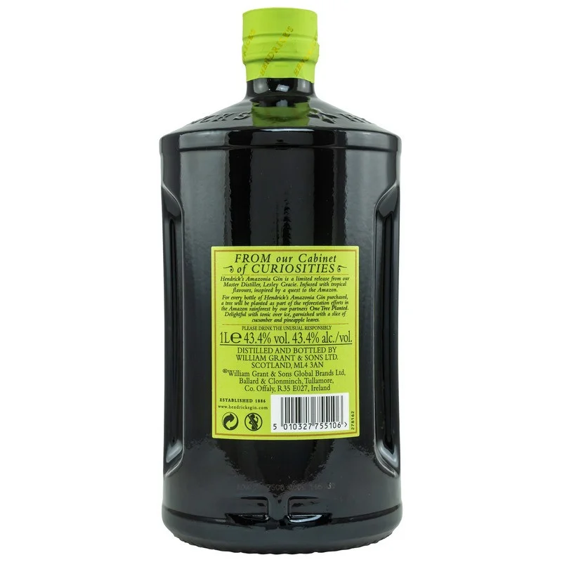 Hendricks Amazonia Gin 1 L 43,4% vol Hendricks Amazonia Gin 1 L 43,4% vol