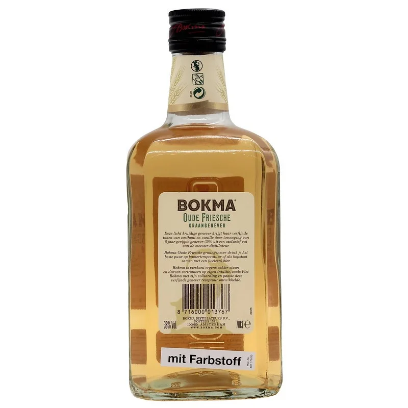 Oude Bokma Genever 0,7 L 38%vol Oude Bokma Genever 0,7 L 38%vol