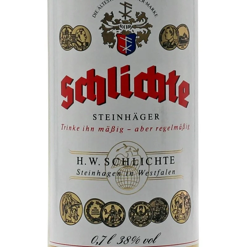 Schlichte Original Steinhäger 0,7 L 38% vol Schlichte Original Steinhäger 0,7 L 38% vol