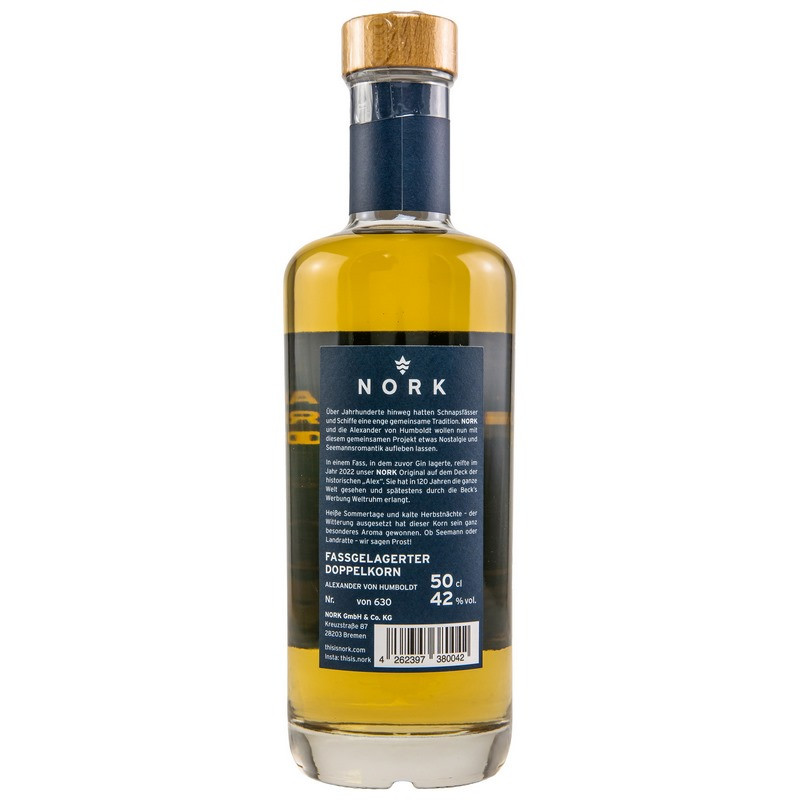 Nork Single Cask - Alexander von Humboldt Edition 0,5 L 42% Nork Single Cask - Alexander von Humboldt Edition 0,5 L 42%