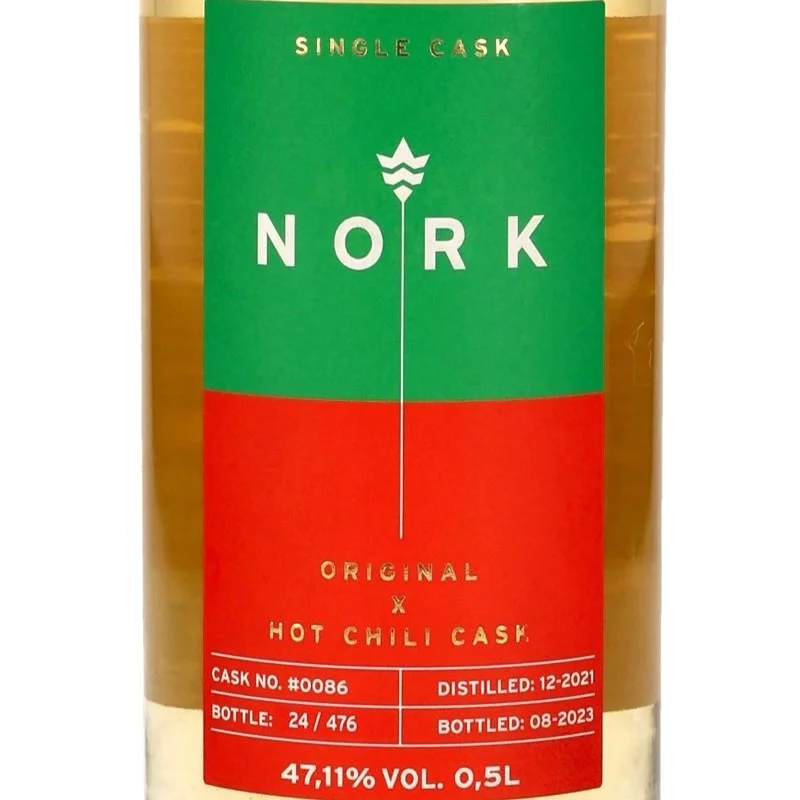 Nork Original X Hot Chili Cask 0,5 L 47,11% vol Nork Original X Hot Chili Cask 0,5 L 47,11% vol