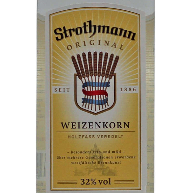 Strothmann Weizenkorn 0,7 Ltr. 32% vol