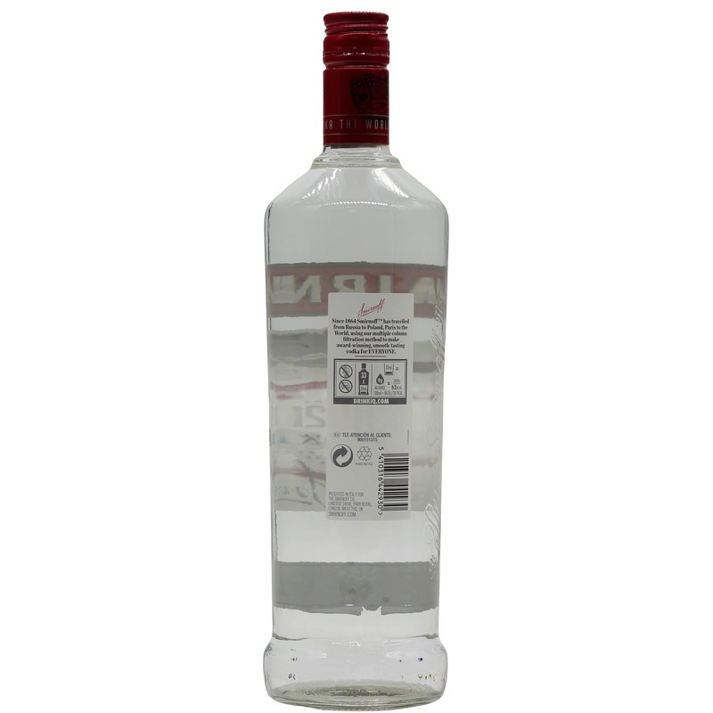 Smirnoff Red Label 1 Ltr. 37,5%vol Smirnoff Red Label 1 Ltr. 37,5%vol