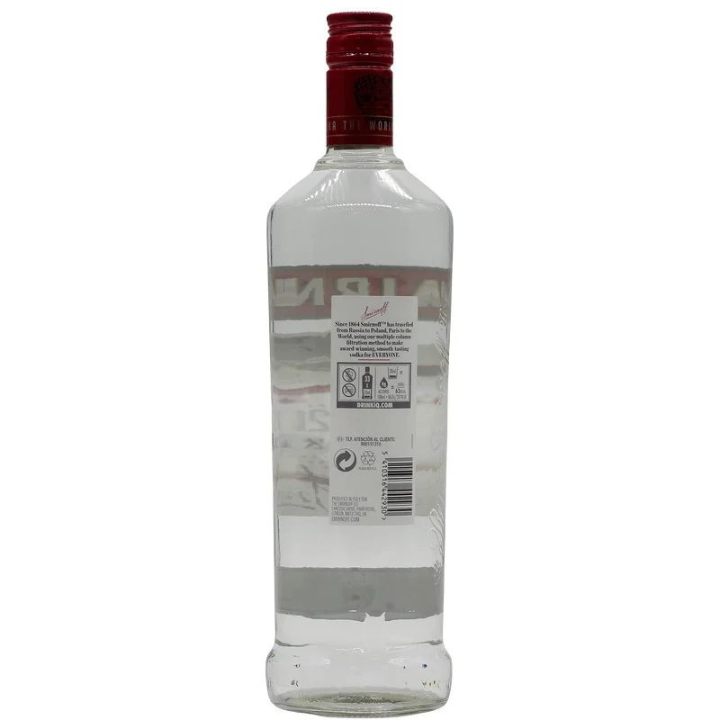 Smirnoff Vodka Red Label 1 L 37,5% vol Smirnoff Vodka Red Label 1 L 37,5% vol