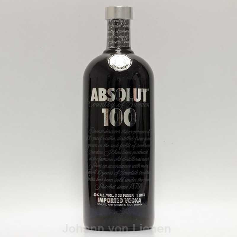Absolut 100 Vodka 1 L 50%vol Absolut 100 Vodka 1 L 50%vol