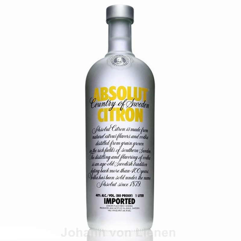 Absolut Vodka Citron 1 L 40%vol Absolut Vodka Citron 1 L 40%vol