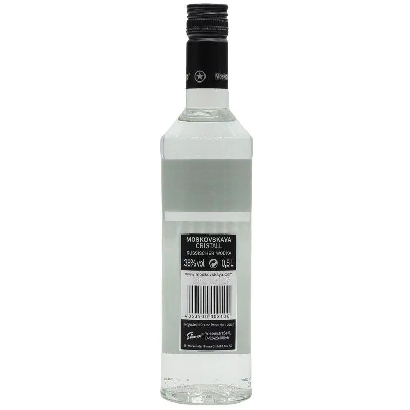 Moskovskaya Cristall Vodka 0,5 L 40%vol