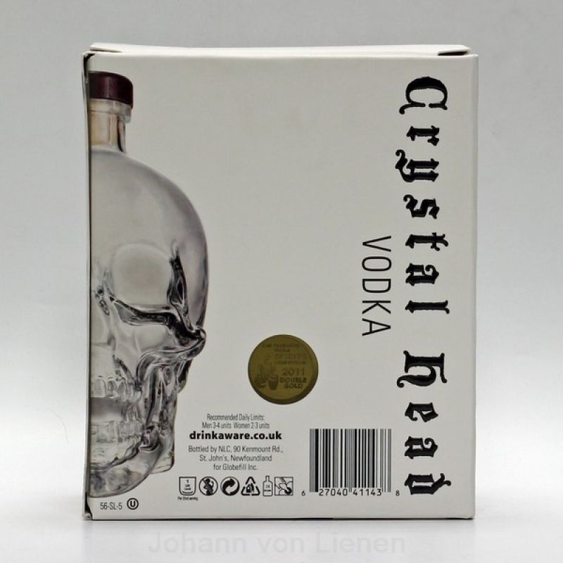 Crystal Head Vodka 0,7 Ltr 40%vol Crystal Head Vodka 0,7 Ltr 40%vol