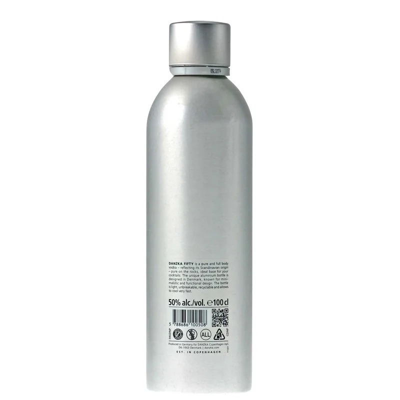 Danzka Vodka Fifty in Aluminiumflasche 1 L 50%vol Danzka Vodka Fifty in Aluminiumflasche 1 L 50%vol