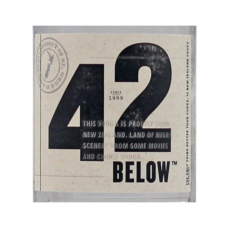42 Below Vodka 1 Liter 40% vol 42 Below Vodka 1 Liter 40% vol